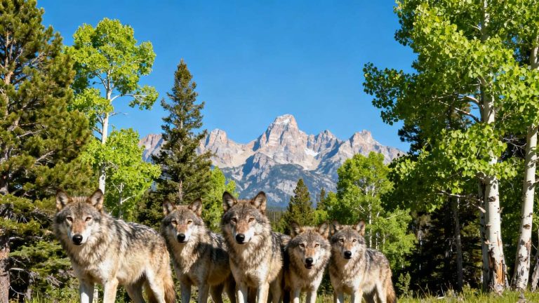 Científicos asombrados: lobos reintroducidos en Yellowstone y aparecen árboles por primera vez